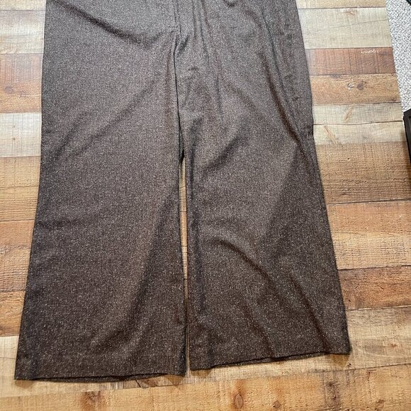 Lane Bryant Brown Wide Leg Trousers size 28 - Picture 3 of 5